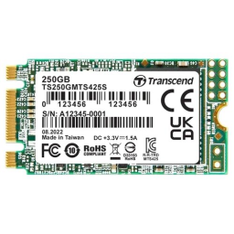 Накопитель SSD Transcend SATA III 250Gb TS250GMTS425S 425S M.2 2242 0.3 DWPD