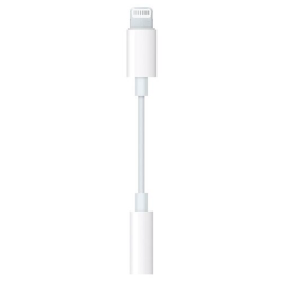 Переходник Apple mini-Jack 3.5 - Lightning (m) white (MMX62ZM/A)