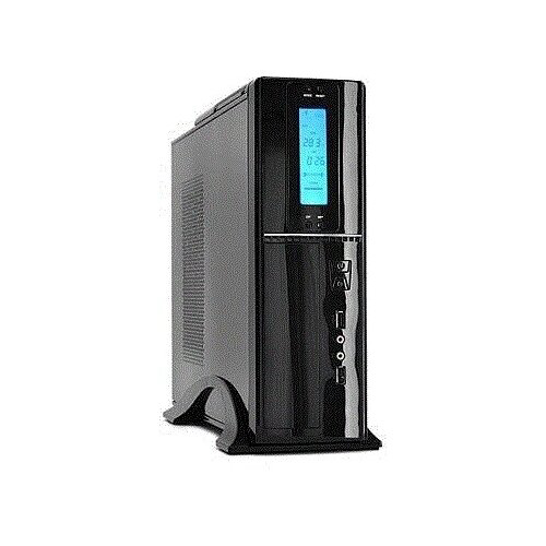 Корпус PowerCool S0506-300W (Desktop, Black, SFX 300W-80mm, 24+8pin, LCD + датч. темп.3шт)