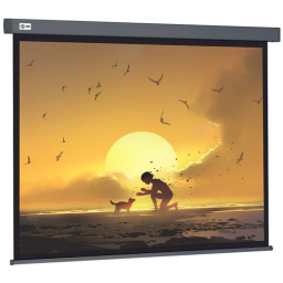 Экран Cactus 124.5x221см Wallscreen CS-PSW-124X221-SG 16:9 настенно-потолочный рулонный серый