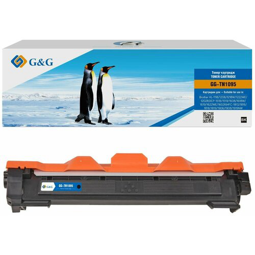 Картридж лазерный G&G GG-TN1095 черный (1500стр.) для Brother DCP 1602/1602R