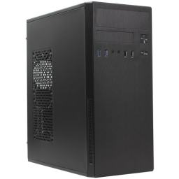 Корпус MidiTower Powerman DA812BK Black PM-500ATX-F 2*USB 2.0+2*USB 3.0 Audio ATX