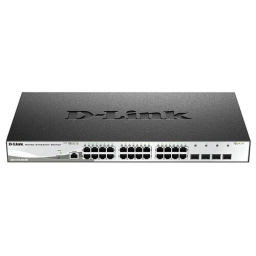 Коммутатор D-Link DGS-1210-28X/ME/B 24G 4SFP+ управляемый