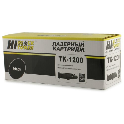 Тонер-картридж Hi-Black TK-1200 для Kyocera-Mita M2235/2735/2835/P2235/2335, 3K