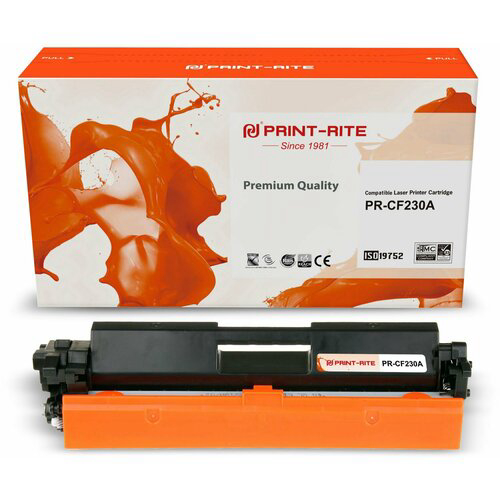 Картридж лазерный Print-Rite TFHAKJBPU1J PR-CF230A CF230A черный (1600стр.) для HP LJ 203/227