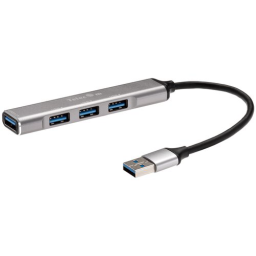 Переходник USB 3.0 -->USB3.0+3 USB2.0, Aluminum Shell, 0.2м Telecom <TA308U>