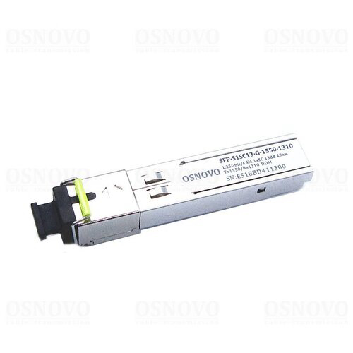 Модуль Osnovo SFP-S1SC13-G-1550-1310