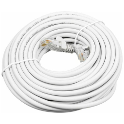 Патч-корд Lanmaster LAN-PC45/U5E-10-WH UTP RJ-45 вил.-вилка RJ-45 кат.5E 10м белый LSZH (уп.:1шт)