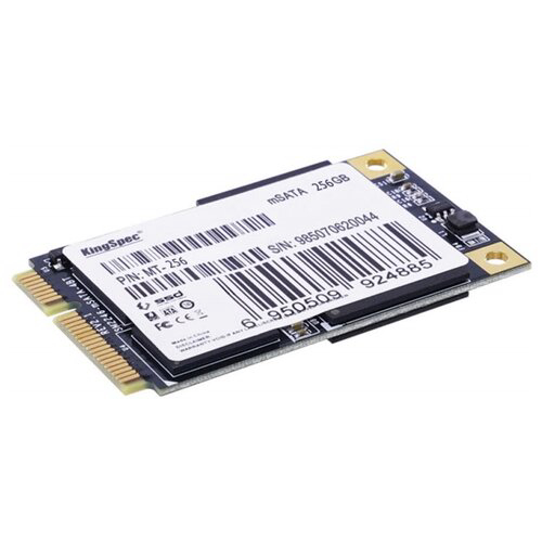 Твердотельный накопитель (SSD) KingSpec 256Gb MT Series, mSATA, SATA3 (MT-256) Retail