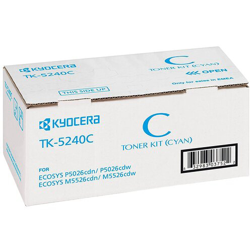 Тонер-картридж Kyocera-Mita TK-5240C, Cyan  {P5026cdn/cdw, M5526cdn/cdw (3000стр)}