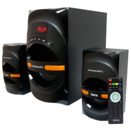 Dialog Progressive AP-210B BLACK {2.1, 30W+2*15W RMS, Bluetooth, USB+SD reader}