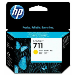 HP CZ132A Картридж №711, Yellow {Designjet T120/T520, Yellow (29ml)}