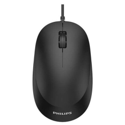 Аксессуары Philips Проводная Мышь SPK7207 3кнопки, USB 2.0, 1200dpi, Чёрный