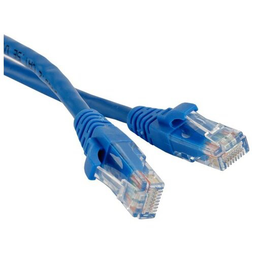 Патч-корд Lanmaster TWT-45-45-15-BL UTP RJ-45 вил.-вилка RJ-45 кат.5E 15м синий ПВХ (уп.:1шт)