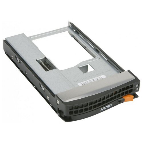 MCP-220-00138-0B Tool-less Black gen-5 3.5&quot;-to-2.5&quot; NVMe drive tray, Orange tab