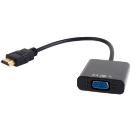 Переходник Gembird-Cablexpert Переходник HDMI-VGA, 19M/15F (A-HDMI-VGA-03)