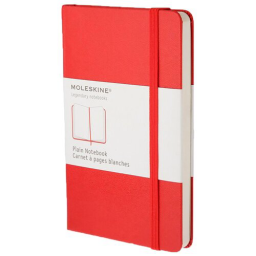 Блокнот Moleskine CLASSIC QP012R Pocket 90x140мм 192стр. нелинованный твердая обложка красный