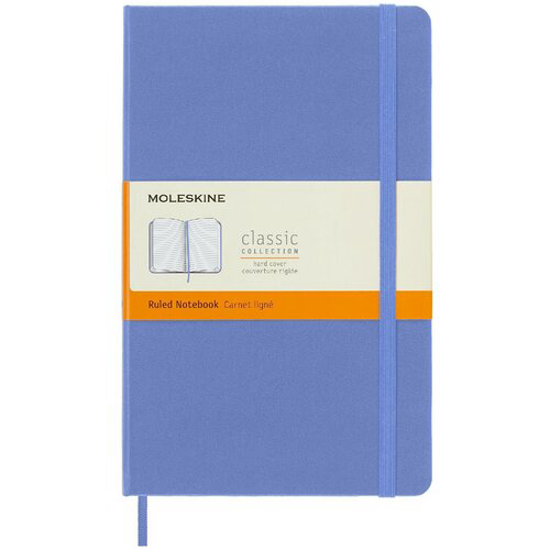 Блокнот Moleskine CLASSIC QP060B42 Large 130х210мм 240стр. линейка твердая обложка голубая гортензия