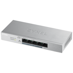 Коммутатор Zyxel GS1200-5HPv2-EU0101F 5G 4PoE+ 60W управляемый