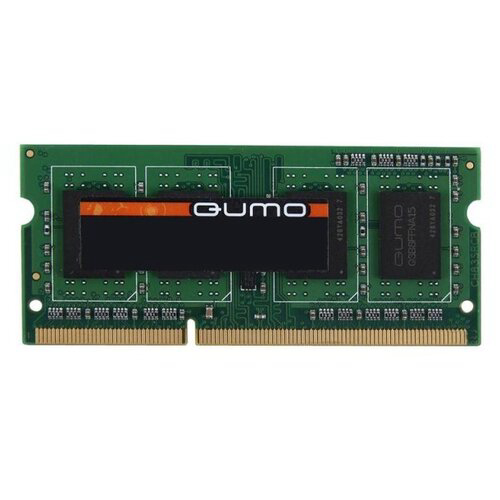 Модуль памяти QUMO SO-DIMM DDR-III 4GB 1600MHz PC-12800 512Mx8 CL11 204P Retail (QUM3S-4G1600C11)