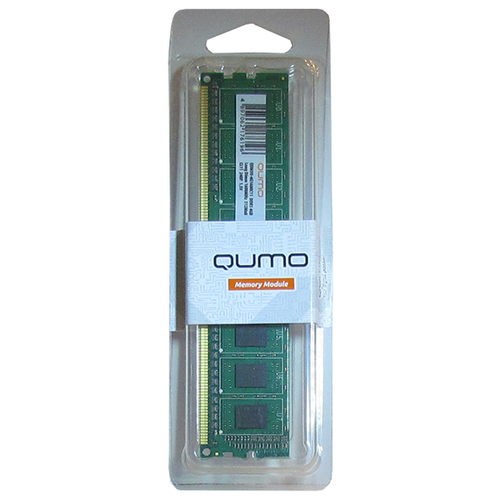 Модуль памяти QUMO DIMM DDR3 4GB (PC3-12800) 1600MHz QUM3U-4G1600C11L