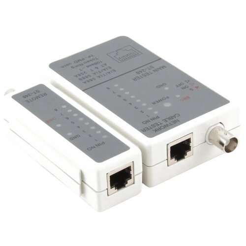 Монтажный инcтрумент Тестер LAN Gembird NCT-1, для RJ-45, RG-58