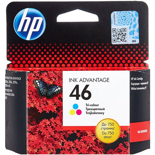 Картридж/ HP 46 Tri-Colour Ink Advantage Ink Cartridge