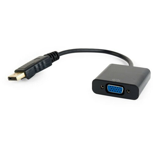 Переходник DisplayPort - VGA Cablexpert A-DPM-VGAF-02, 20M/15F, кабель 15см, пакет