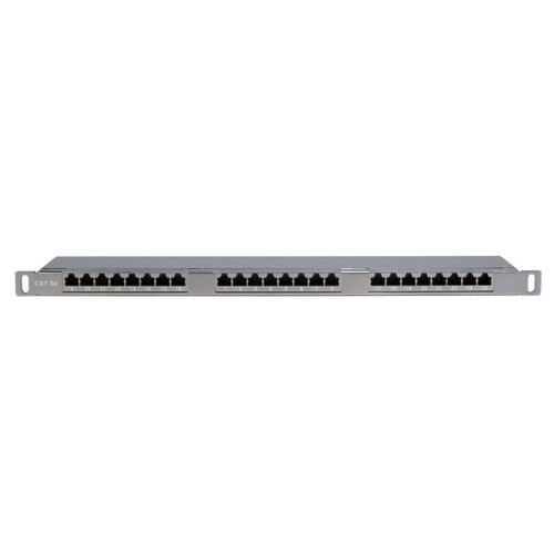 Патч-панель Hyperline PPHD-19-24-8P8C-C5E-SH-110D 19" 0.5U 24xRJ45 кат.5E FTP