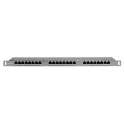 Патч-панель Hyperline PPHD-19-24-8P8C-C5E-SH-110D 19" 0.5U 24xRJ45 кат.5E FTP