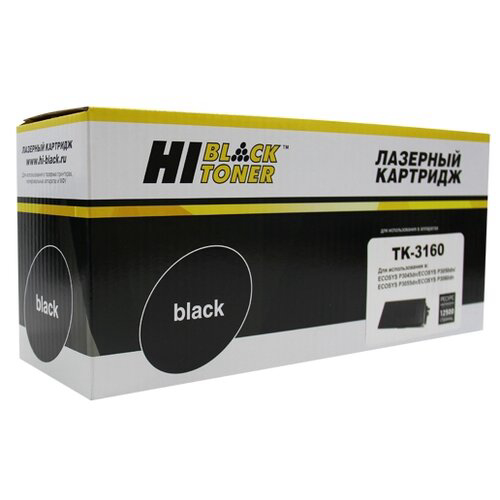 Картридж Hi-Black TK-3160 для Kyocera для ECOSYS P3045dn/3050dn/3055dn (12500k) с чипом