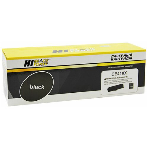 Картридж Hi-Black CE410X для HP CLJ Pro300/Color M351/Pro400 Color/M451,  Black, 4000 стр.