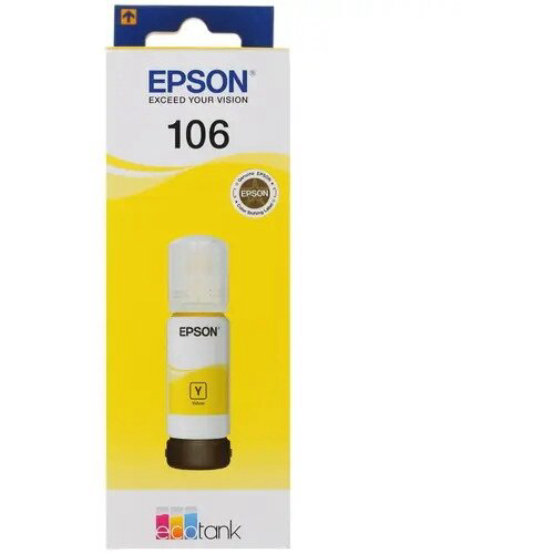 Картридж струйный Epson 106Y C13T00R440 желтый (1900стр.) (70мл) для Epson L7160/7180