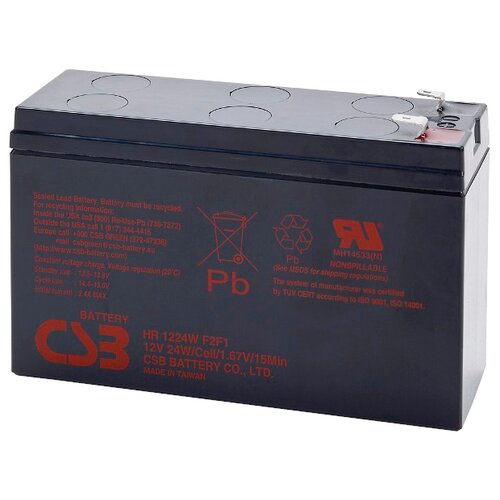 Батарея CSB HR 1224W (12V, 5.5Ah)