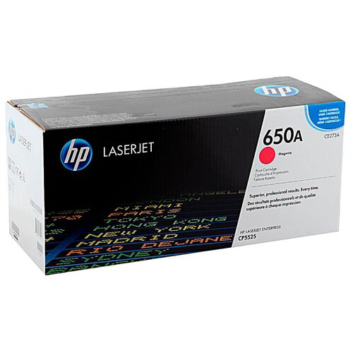 Картридж лазерный HP 650A CE273A пурпурный (15000стр.) для HP LJ CP5520/5525