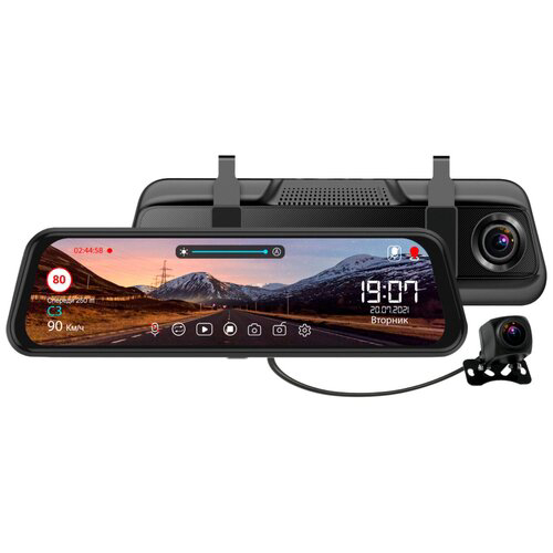 Видеорегистратор TrendVision MR-810 GT черный 2Mpix 1080x1920 1080p 140гр. GPS MSTAR 8336N