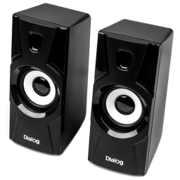 Dialog Stride AST-10UP - акустические колонки 2.0, 10W RMS, черные, питание от USB