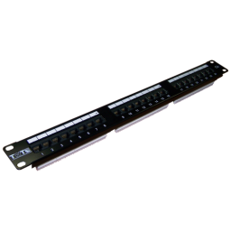 Патч-панель Lanmaster TWT-PP24UTP/6 19" 1U 24xRJ45 кат.6 UTP