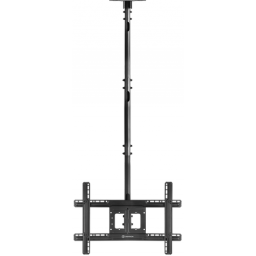Потолочный кронштейн ONKRON N2L для телевизора 32"-80" потолочный телескопический, чёрный