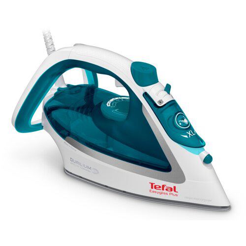 Утюг Tefal FV5718 Easygliss Plus, белый/бирюзовый