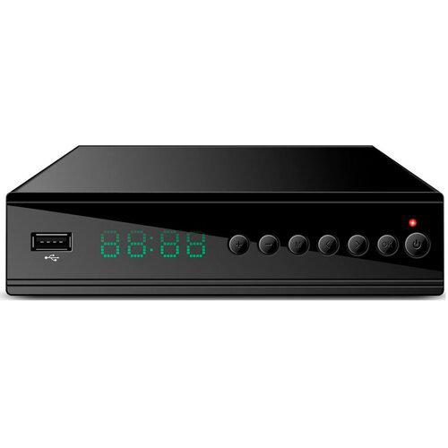 Ресивер DVB-T2 Сигнал HD-350 черный