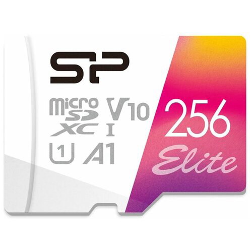 Карты флэш-памяти Silicon Power Elite A1 256GB microSDXC (SP256GBSTXBV1V20SP)