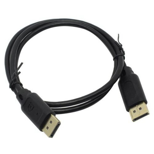 Кабель DisplayPort(20M)-DisplayPort(20M) v1.2 4K, экранированный, 1 м, черный Exegate