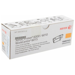 Картридж лазерный Xerox 106R01633 желтый (1000стр.) для Xerox Ph 6000/6010N/WC 6015