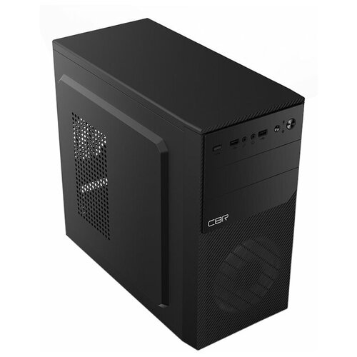 Корпус CBR PCC-MATX-RD850-450W mATX Minitower RD850, c БП PSU-ATX450-12EC (450W/120mm), 1*USB 3.0, 2*USB 2.0, HD Audio+Mic, кабель питания 1.2м, Black