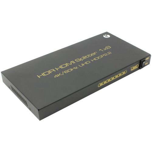 Разветвитель HDMI Spliitter 1=>8  2.0v, VCOM <DD428>