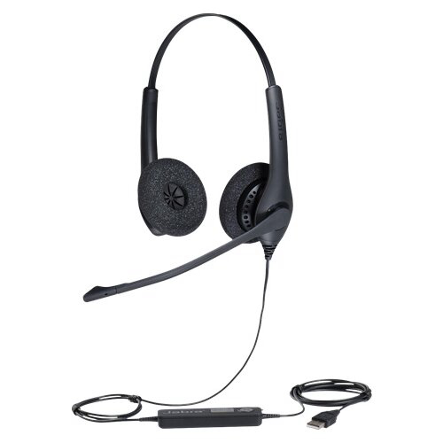 Гарнитура проводная Jabra BIZ 1500 Duo, USB, NC, Global