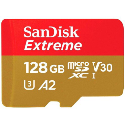 Карта памяти 256Gb microSDXC Sandisk Extreme Class 10 UHS-I U3 V30 A2