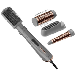 Фен-щетка BaByliss AS136E серый/бежевый [1000 Вт, насадок-4 шт]