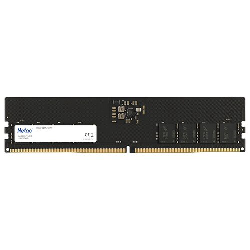 Оперативная память Netac Basic 8GB DDR5 4800Mhz NTBSD5P48SP-08